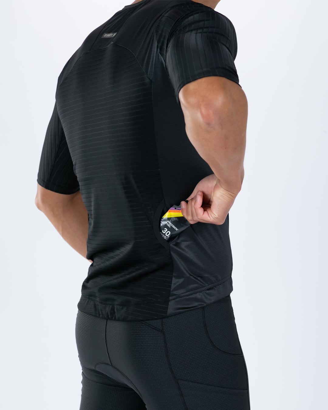 Men's Elite P1 Tri Aero Jersey - Jet Black – Zoot Sports