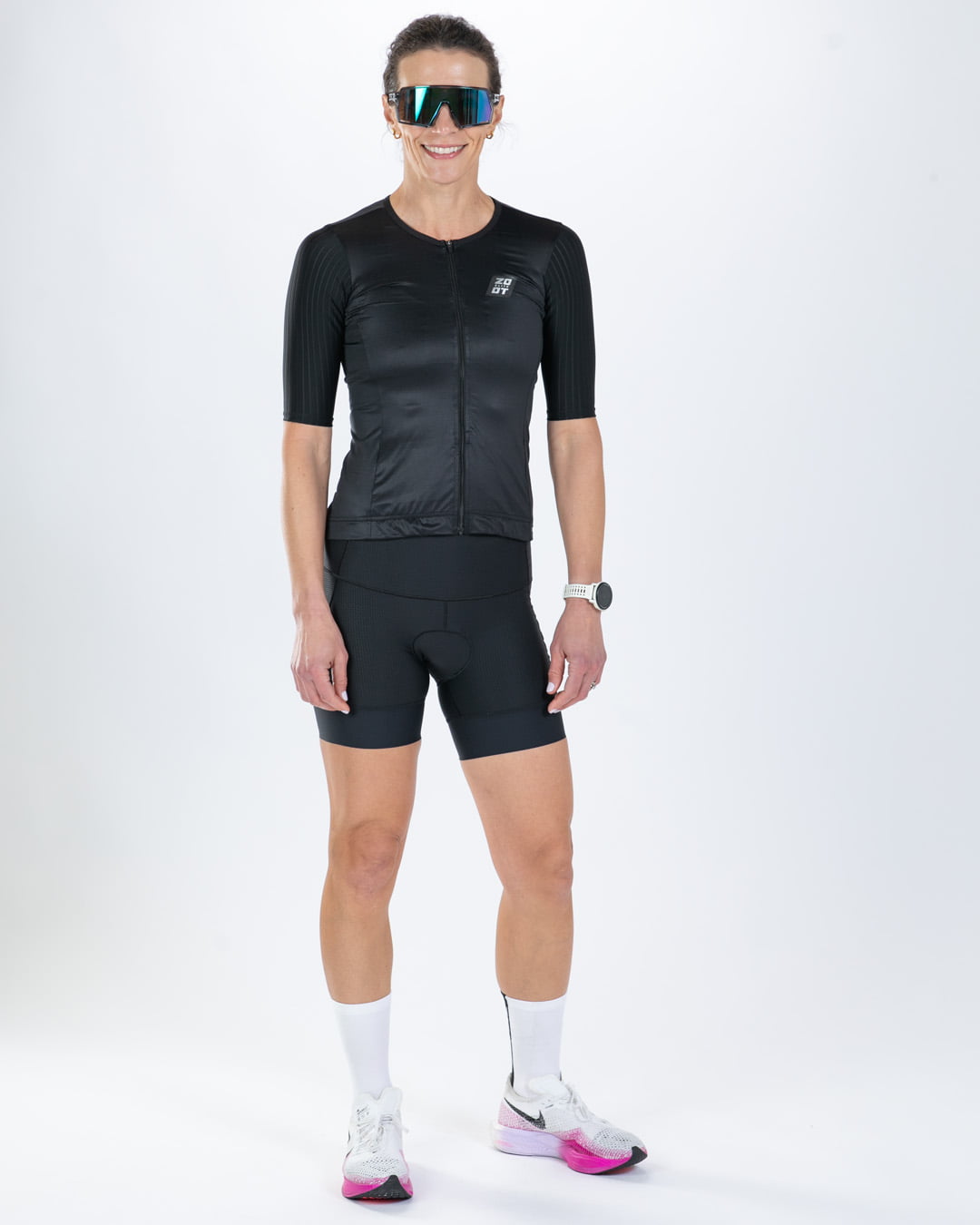 Men's Elite P1 Tri Aero Jersey - Jet Black – Zoot Sports