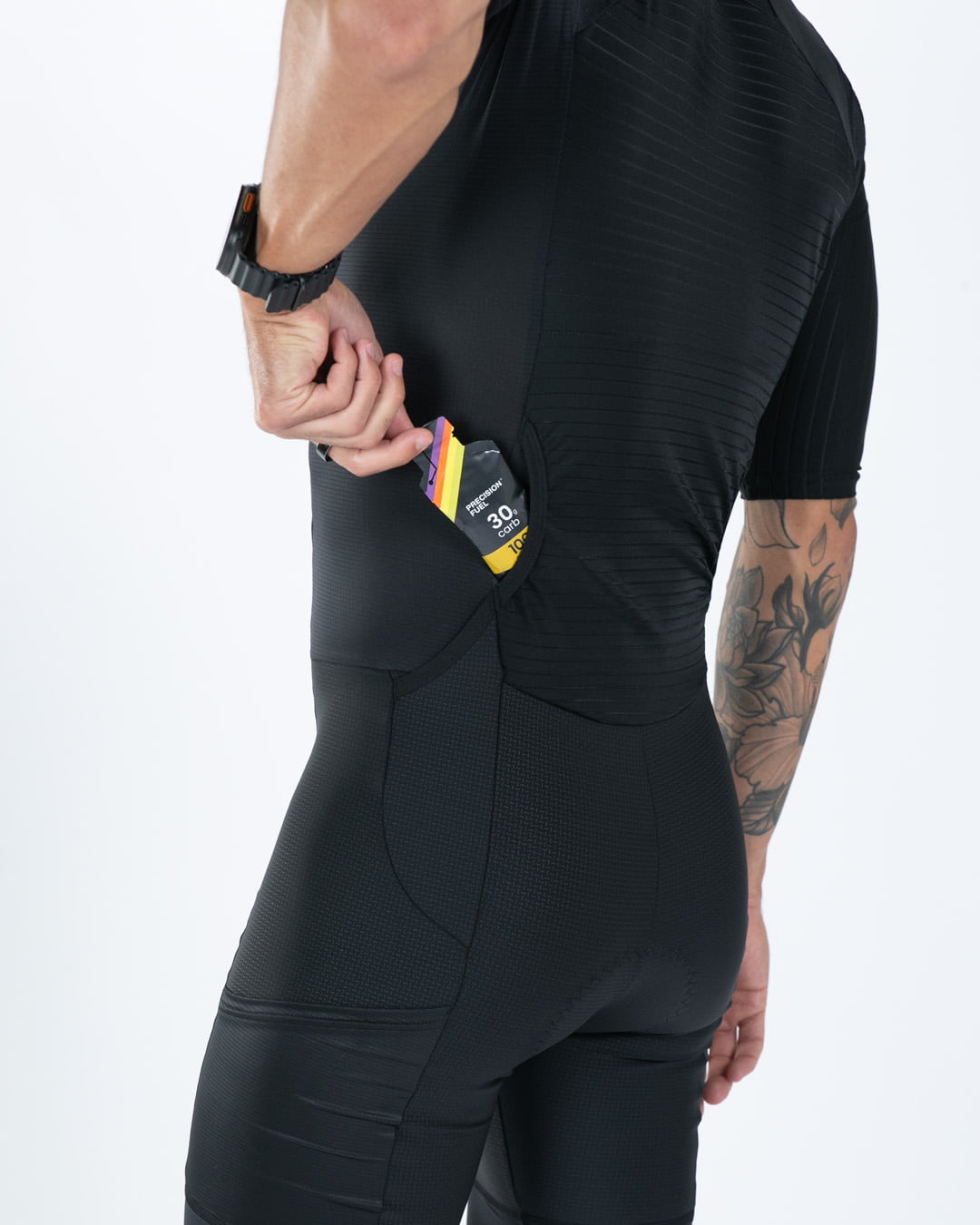 Men's Elite P1 Tri Aero Fz Racesuit - Jet Black – Zoot Sports