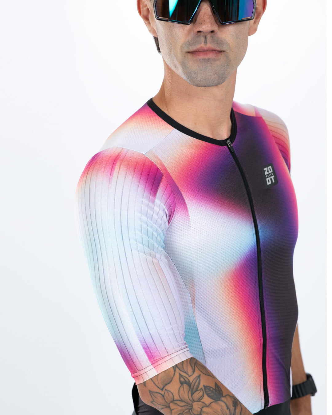 Men's Elite P1 Tri Aero Fz Racesuit - Sonic Shift – Zoot Sports