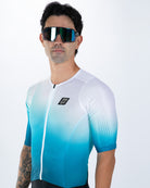 Zoot Sports TRI AERO RACESUITS Men's Elite P1 Tri Aero Fz Racesuit - Sonic Wave