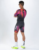 Zoot Sports TRI AERO RACESUITS Men's Ltd Tri Aero Fz Racesuit - Afterglow