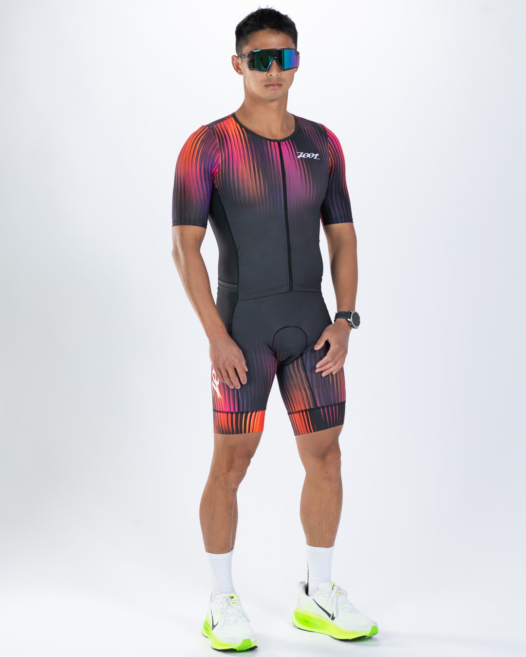 Zoot Sports TRI AERO RACESUITS Men's Ltd Tri Aero Fz Racesuit - Afterglow