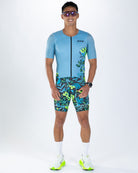 Zoot Sports TRI AERO RACESUITS Men's Ltd Tri Aero Fz Racesuit - Florescence