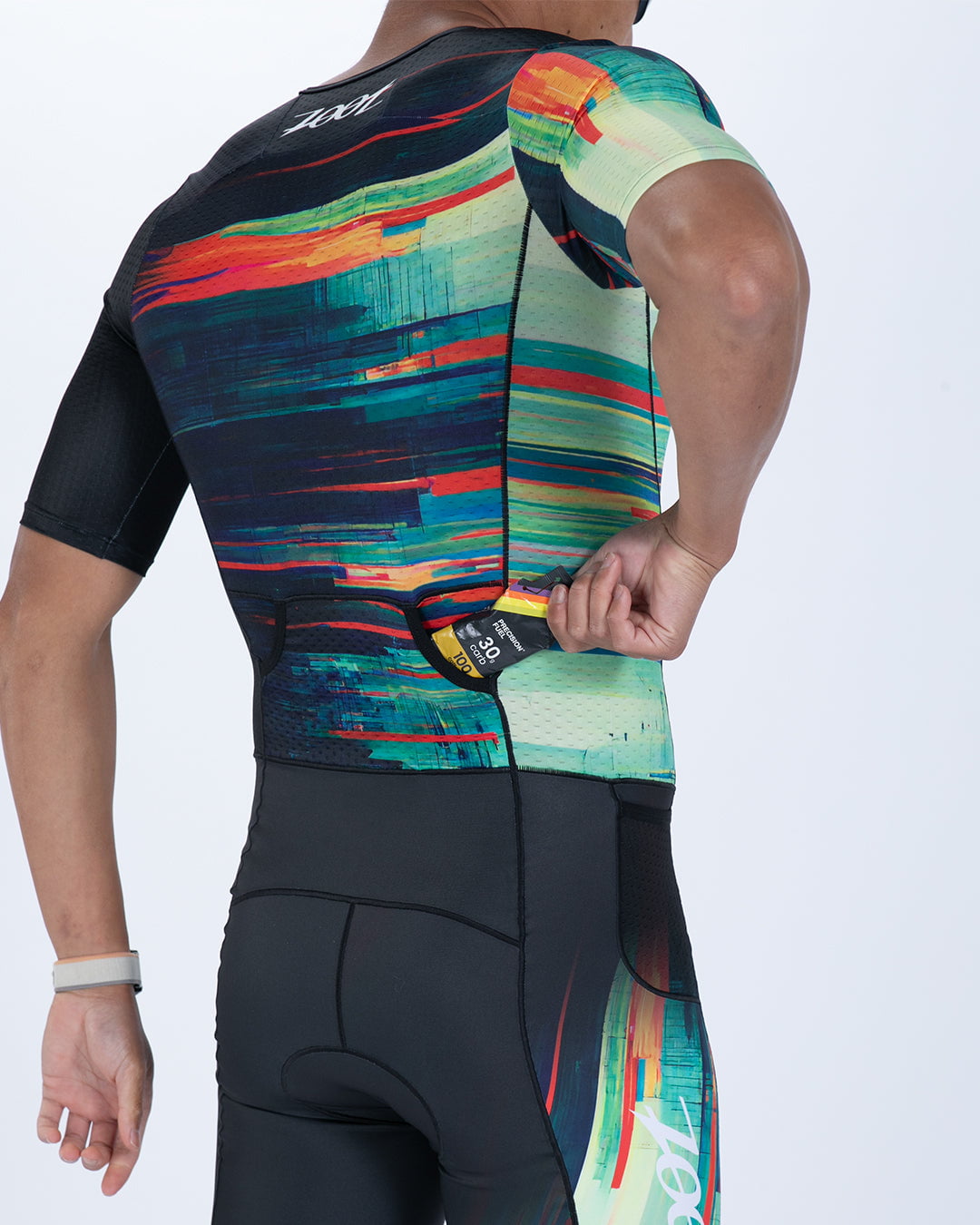 Zoot Sports TRI AERO RACESUITS Men's Ltd Tri Aero Fz Racesuit - Glitch