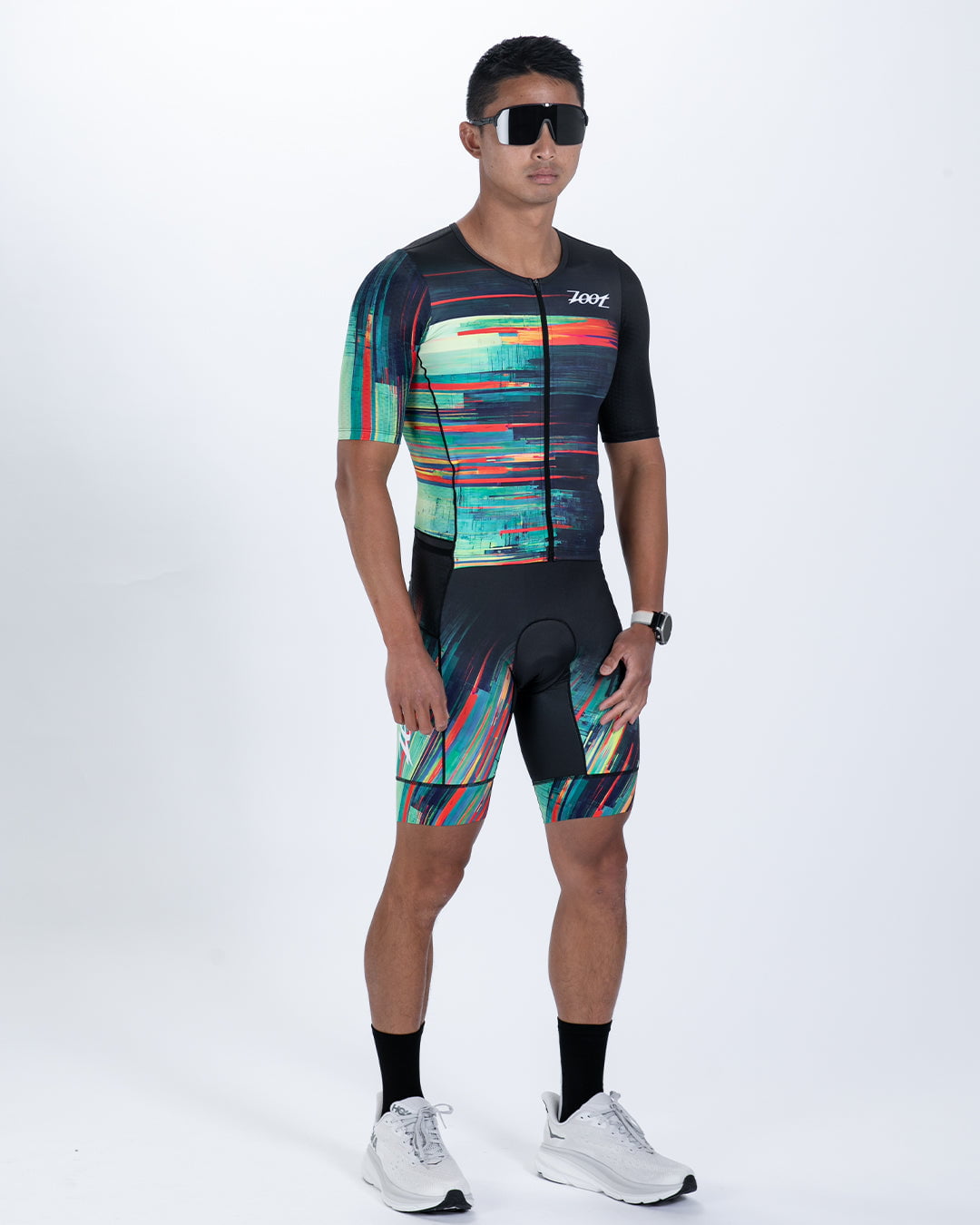 Zoot Sports TRI AERO RACESUITS Men's Ltd Tri Aero Fz Racesuit - Glitch
