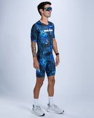 Zoot Sports TRI AERO RACESUITS Men's Ltd Tri Aero Fz Racesuit - IM Energy Lab