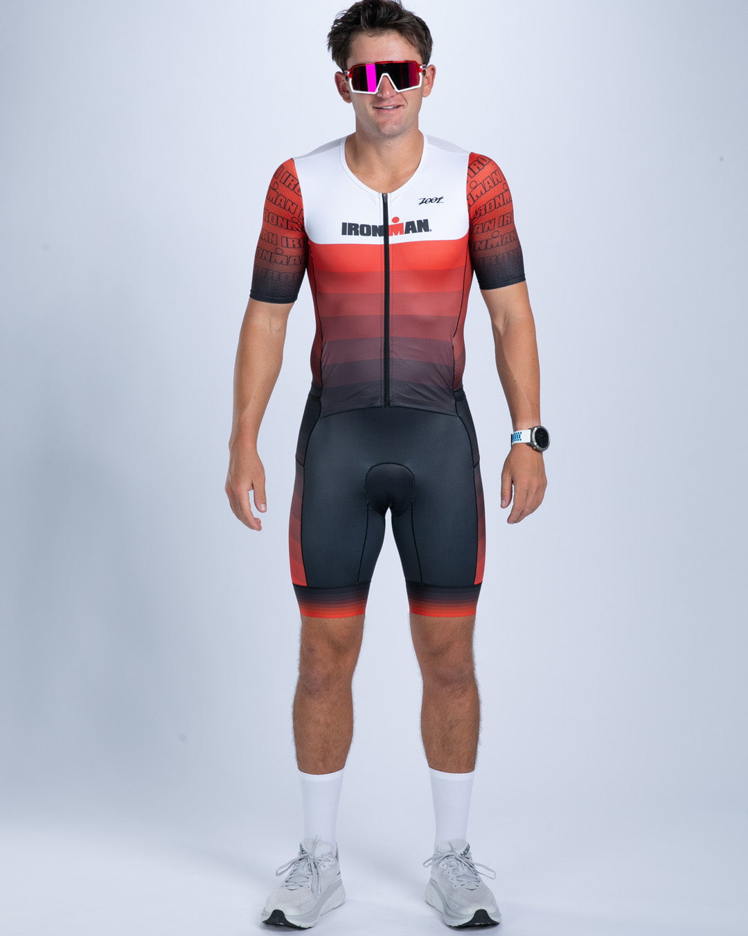 Zoot Sports TRI AERO RACESUITS Men's Ltd Tri Aero Fz Racesuit - IM Velocity