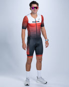 Zoot Sports TRI AERO RACESUITS Men's Ltd Tri Aero Fz Racesuit - IM Velocity
