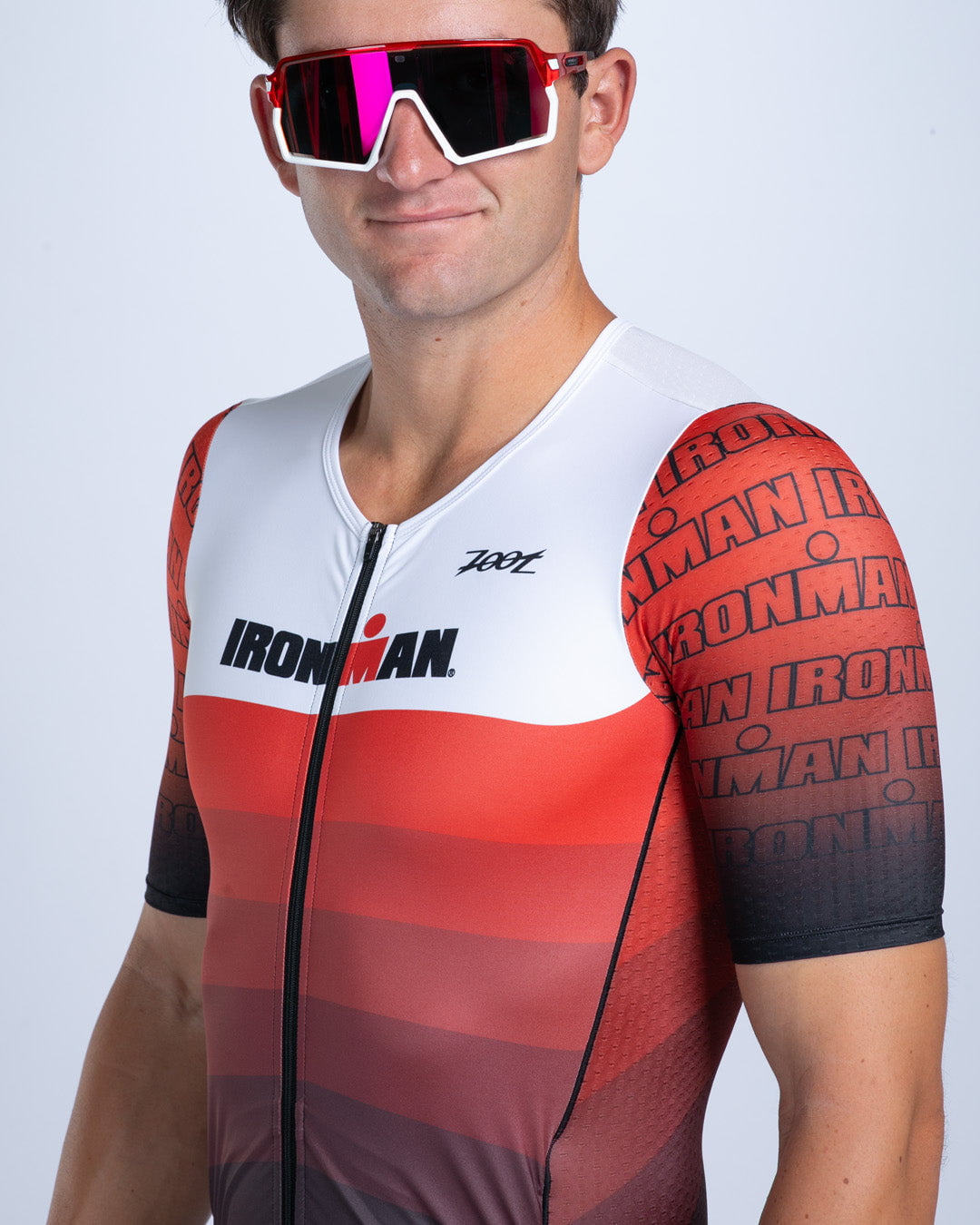 Zoot Sports TRI AERO RACESUITS Men's Ltd Tri Aero Fz Racesuit - IM Velocity