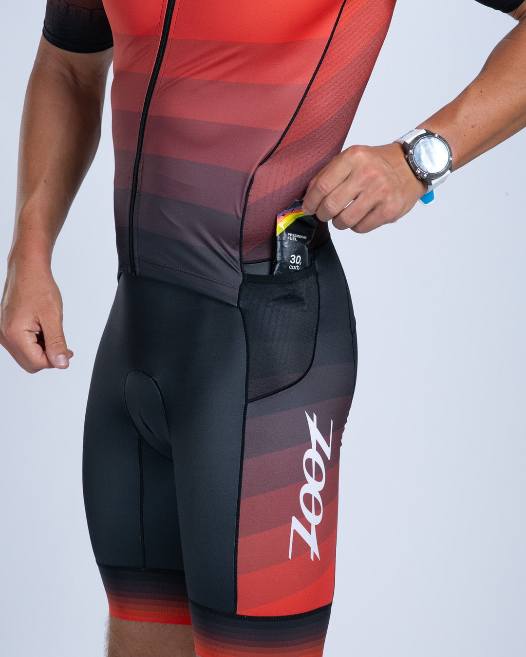 Zoot Sports TRI AERO RACESUITS Men's Ltd Tri Aero Fz Racesuit - IM Velocity