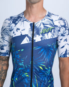 Zoot Sports TRI AERO RACESUITS Men's Ltd Tri Aero Fz Racesuit - Island Original