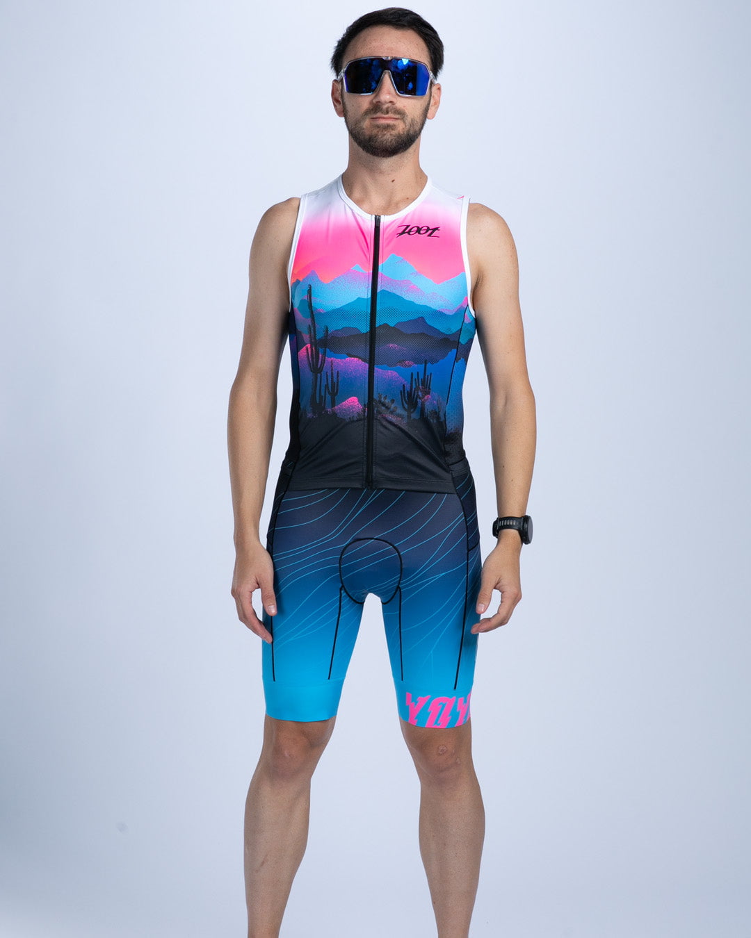 Men's Ltd Tri Aero Slvs Fz Racesuit - Costa Del Sol – Zoot Sports
