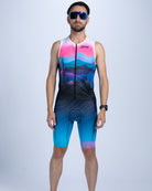 Zoot Sports TRI AERO RACESUITS Men's Ltd Tri Slvs Fz Racesuit - Elements