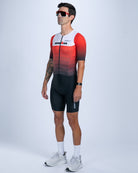 Zoot Sports TRI AERO RACESUITS Men's Ultra Tri P1x Racesuit - IM Velocity