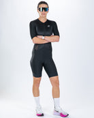 Zoot Sports TRI AERO RACESUITS Women's Elite P1 Tri Aero Fz Racesuit - Jet Black