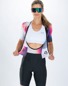 Zoot Sports TRI AERO RACESUITS Women's Elite P1 Tri Aero Fz Racesuit - Sonic Shift