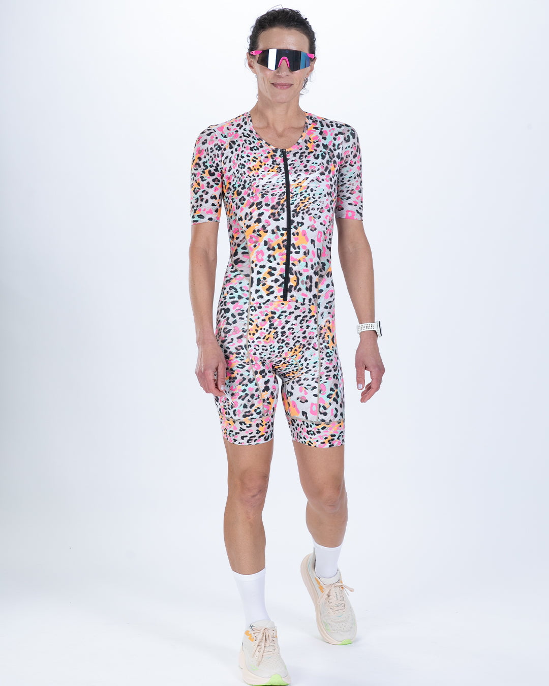 Zoot Sports TRI AERO RACESUITS Women's Ltd Tri Aero Fz Racesuit - Fierce