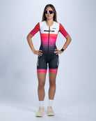 Zoot Sports TRI AERO RACESUITS Women's Ltd Tri Aero Fz Racesuit - IM Velocity
