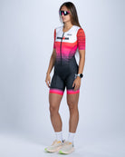 Zoot Sports TRI AERO RACESUITS Women's Ltd Tri Aero Fz Racesuit - IM Velocity