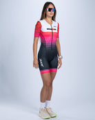 Zoot Sports TRI AERO RACESUITS Women's Ltd Tri Aero Fz Racesuit - IM Velocity