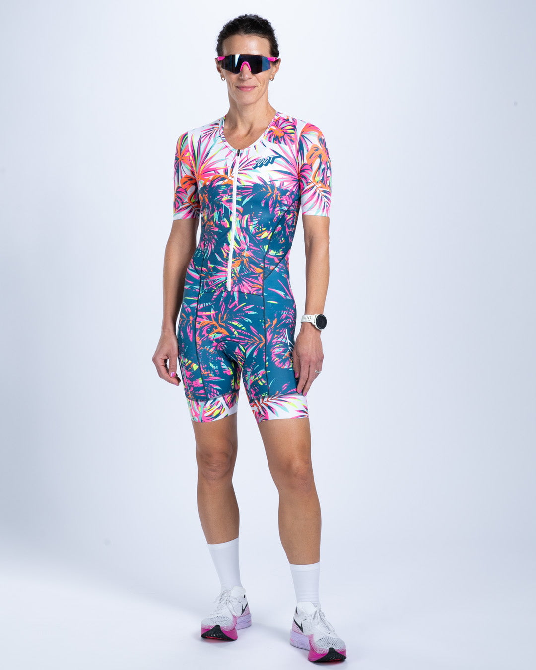 Zoot Sports TRI AERO RACESUITS Women's Ltd Tri Aero Fz Racesuit - Island Original