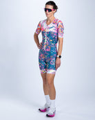 Zoot Sports TRI AERO RACESUITS Women's Ltd Tri Aero Fz Racesuit - Island Original