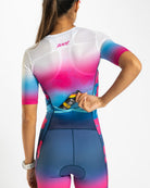 Zoot Sports TRI AERO RACESUITS Women's Ltd Tri Aero Fz Racesuit - Paradise