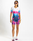 Zoot Sports TRI AERO RACESUITS Women's Ltd Tri Aero Fz Racesuit - Paradise