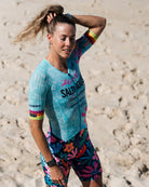 Zoot Sports TRI AERO RACESUITS Women's Ultra Tri P1x Racesuit - Florescence