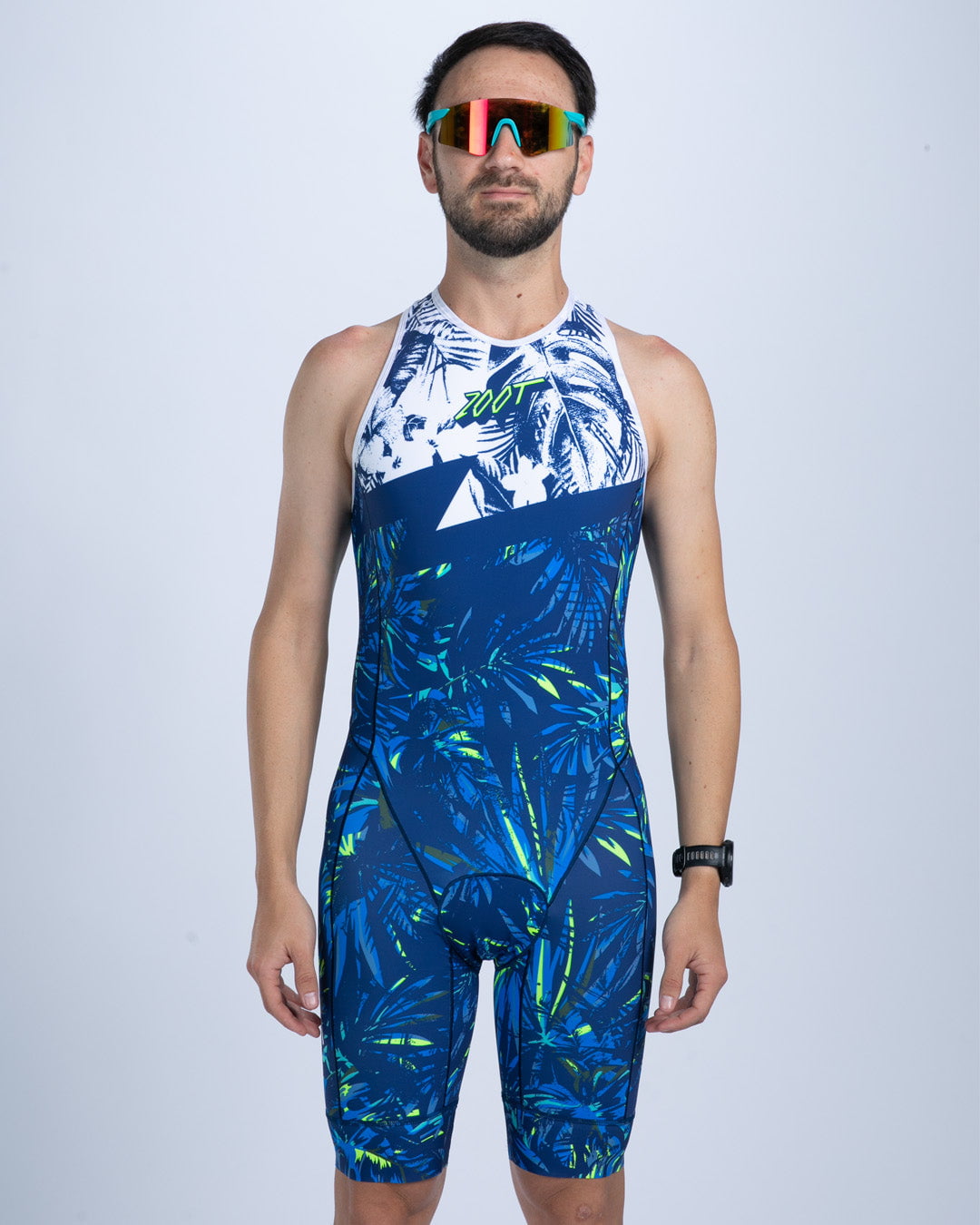 Zoot Sports TRI BACKZIP RACESUITS Men's Sprint Tri Hyperglide Backzip Racesuit - Island Original