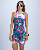 Zoot Sports TRI BACKZIP RACESUITS Women's Sprint Tri Hyperglide Backzip Racesuit - Island Original