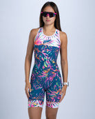 Zoot Sports TRI OPENBACK RACESUITS Women's Sprint Tri Hyperglide Open Back Racesuit - Island Original