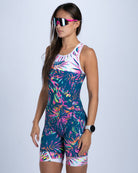 Zoot Sports TRI OPENBACK RACESUITS Women's Sprint Tri Hyperglide Open Back Racesuit - Island Original