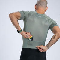 Zoot Sports TRI RACESUITS Men's Core Tri Aero Fz Racesuit - Army Green