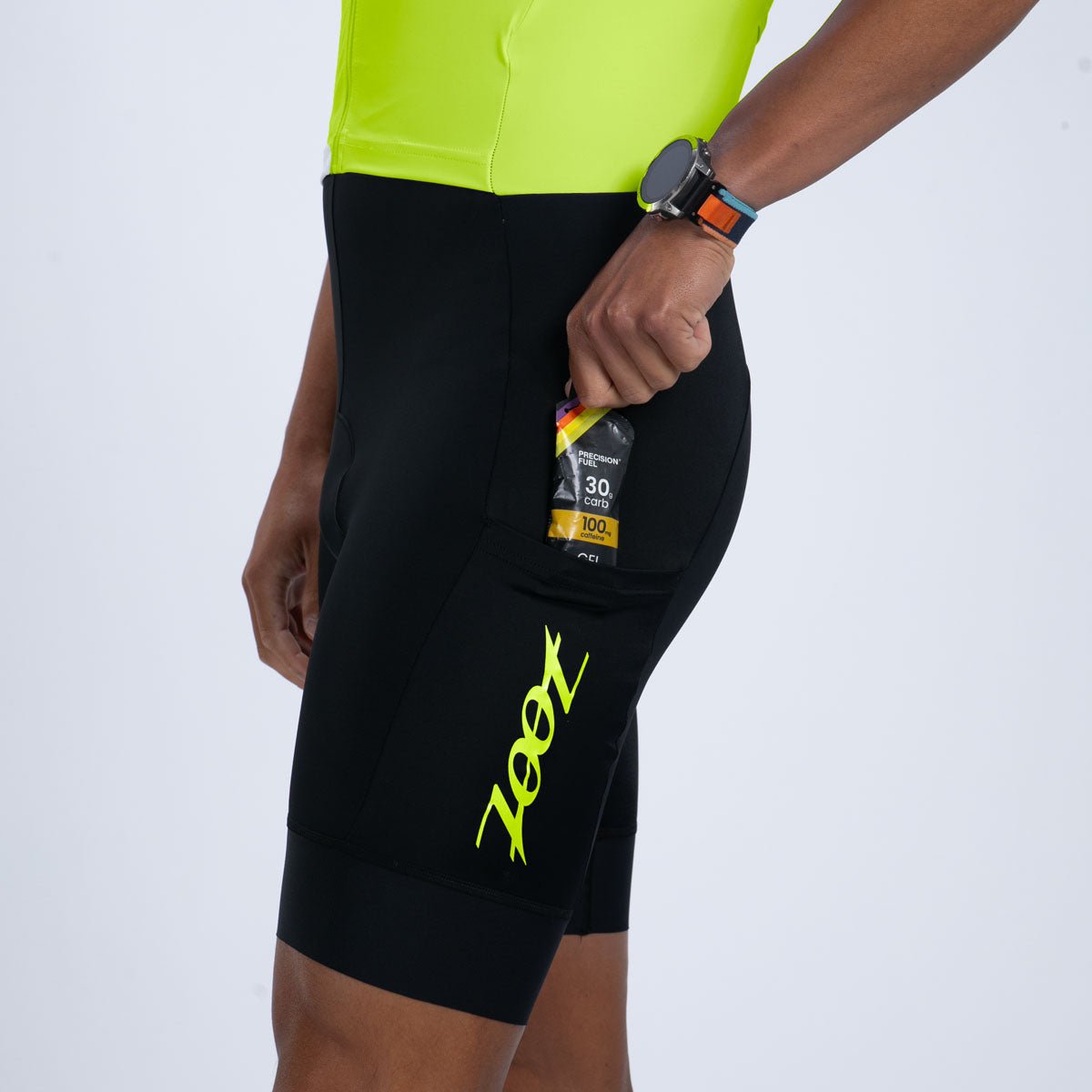 Zoot Sports TRI RACESUITS Men's Core Tri Aero FZ Racesuit - Hyper Yellow