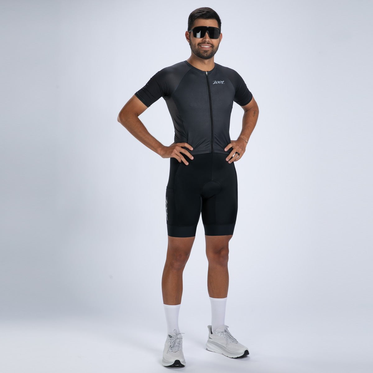 Zoot Sports TRI RACESUITS Men's Core Tri Aero Fz Racesuit - Jet Black