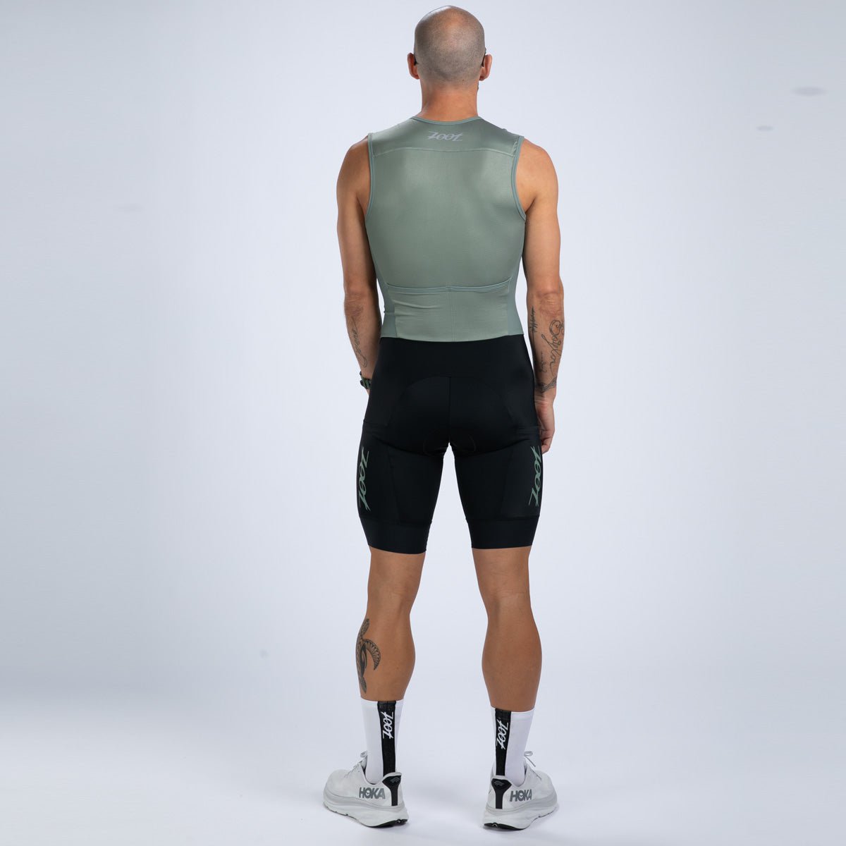 Zoot Sports TRI RACESUITS Men's Core Tri Slvs Fz Racesuit - Army Green