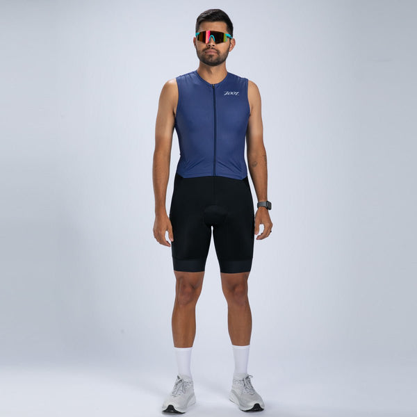 Men's Core Tri Sleeveless FZ Racesuit - Navy – Zoot Sports