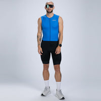 Zoot Sports TRI RACESUITS Men's Core Tri Slvs Fz Racesuit - Ocean Blue