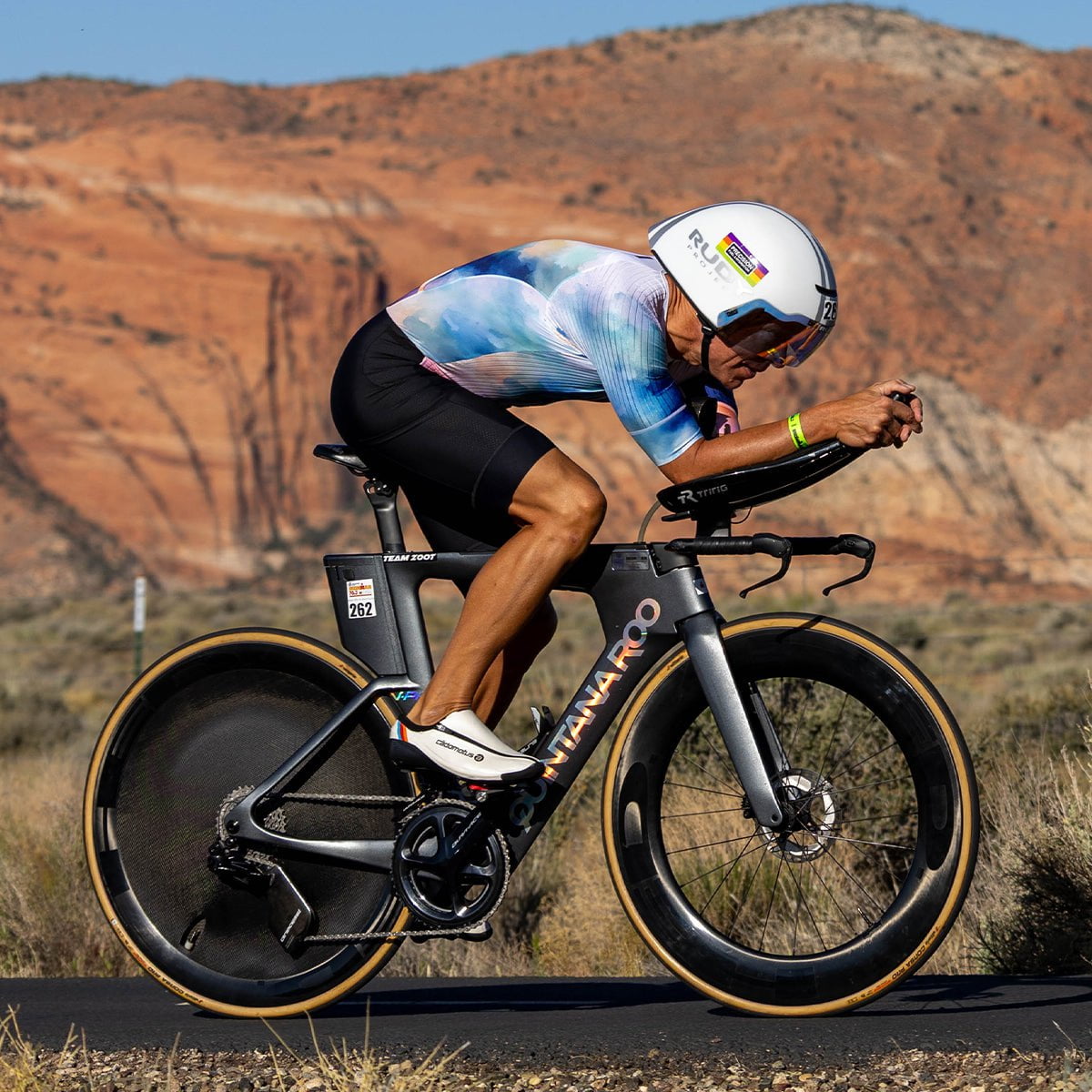 Zoot Sports TRI RACESUITS Men's Elite Tri Aero Fz Racesuit - Chromoflow