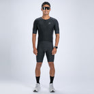 Zoot Sports TRI RACESUITS Men's Elite Tri Aero Fz Racesuit - Jet Black