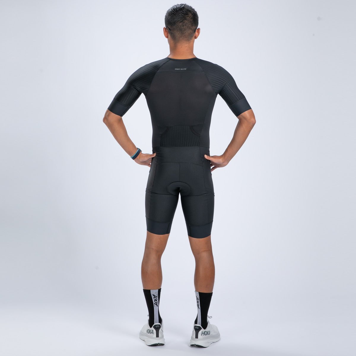 Zoot Sports TRI RACESUITS Men's Elite Tri Aero Fz Racesuit - Jet Black