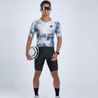 Zoot Sports TRI RACESUITS Men's Elite Tri Aero Fz Racesuit - Vapor White