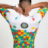 Zoot Sports TRI RACESUITS Men's Ltd Tri Aero Fz Racesuit - Autism Puzzle