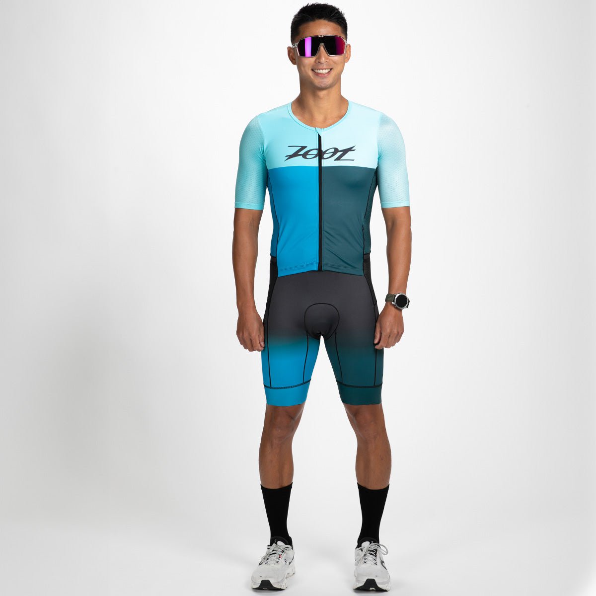 Zoot Sports TRI RACESUITS Men's Ltd Tri Aero Fz Racesuit - Believe