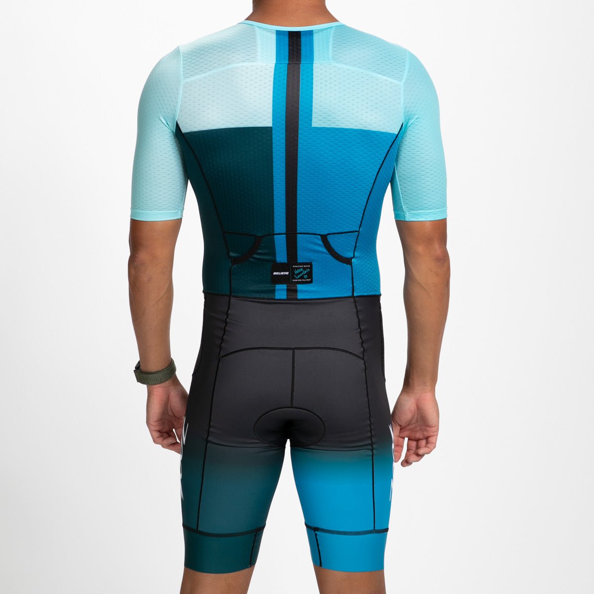 Zoot Sports TRI RACESUITS Men's Ltd Tri Aero Fz Racesuit - Believe