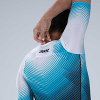 Zoot Sports TRI RACESUITS Men's Ltd Tri Aero Fz Racesuit - Blue Wave