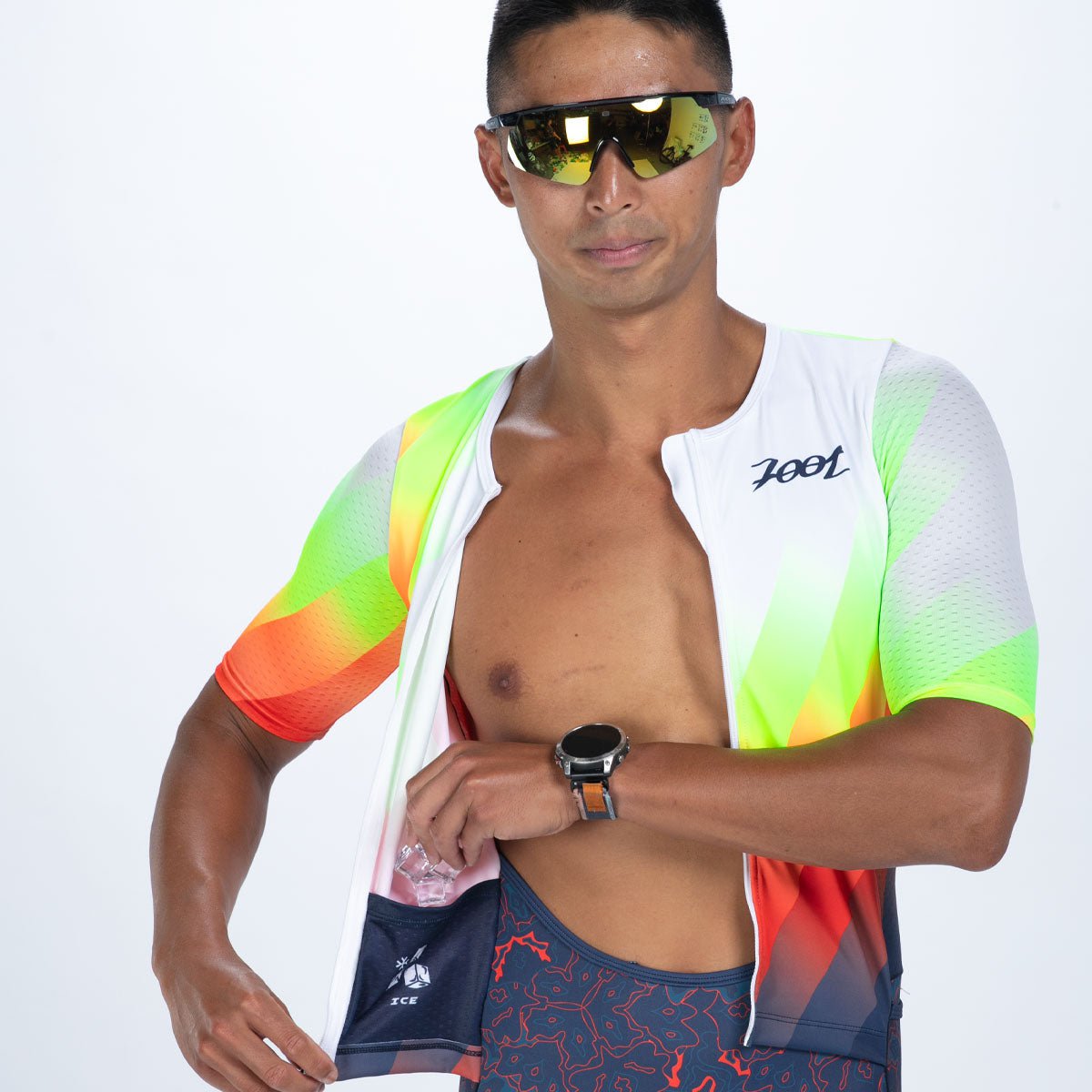 Zoot Sports TRI RACESUITS Men's Ltd Tri Aero Fz Racesuit - Costa Del Sol