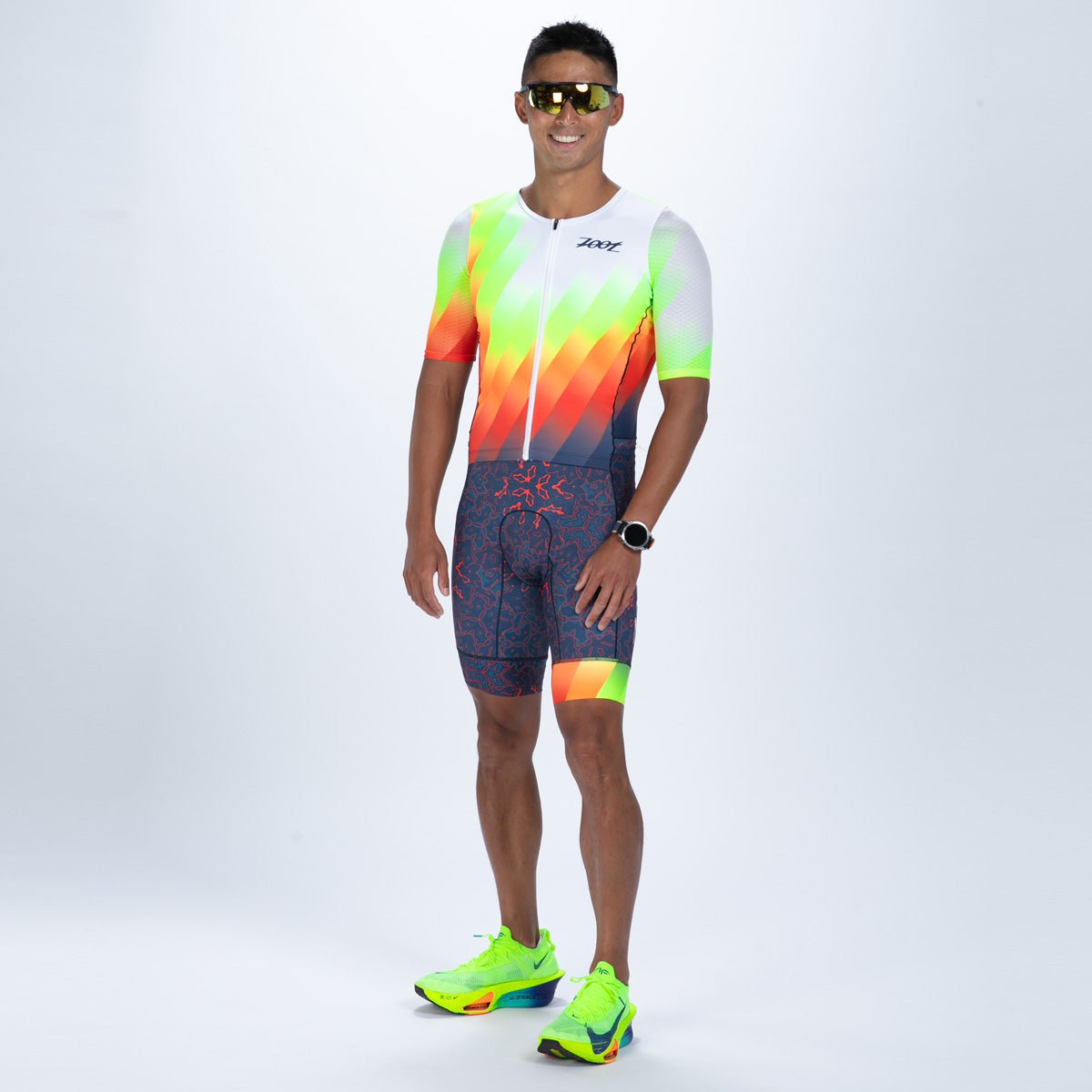 Zoot Sports TRI RACESUITS Men's Ltd Tri Aero Fz Racesuit - Costa Del Sol